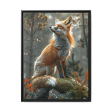 Majestic Fox in Enchanted Forest - Premium Art Print