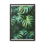 Floating Monstera Delight - Serene Nature Art Print