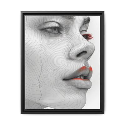 Japandi-Inspired Minimalist Ink Line Portrait - Fine Art Print