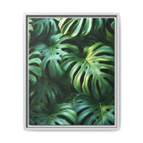 Floating Monstera Delight - Serene Nature Art Print