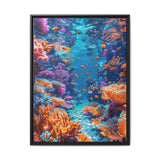Enchanted Coral Reef: Vivid Underwater Seascape Art Print