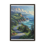 Coastal Dreamscape: BC Highway Aerial View - Limited Edition Print