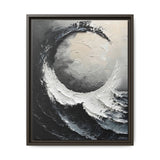 Yin-Yang Harmony - Abstract Impasto Swirl Art Print