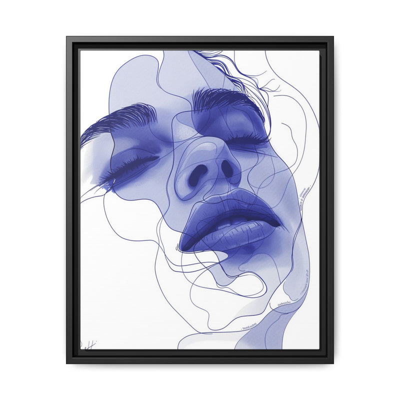 Japandi-Inspired Minimalist One-Line Portrait - Fine Art Print