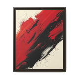 Abstract Red & Black Chaos - High-Energy Fine Art Print, 8K Detail