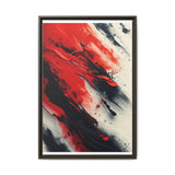 Abstract Energy: Vivid Red & Black Chaos - 8K Fine Art Print