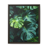 Floating Monstera Delight - Elegant Nature Print on Premium Paper