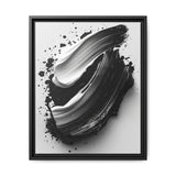 Abstract Monochrome Swirls Art Print - Museum Quality