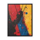 Pollock-Inspired Abstract Chaos - Vibrant Art Print