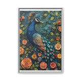 Iridescent Art Nouveau Peacock - Luxury Fine-Art Illustration