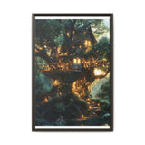 Enchanted Forest Treehouse: Magical Realm Fine Art Print
