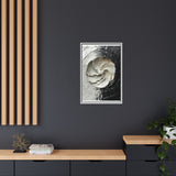 Yin-Yang Impasto Elegance - Modern Abstract Art Print