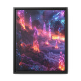 Enigmatic Neon Cosmos: Ethereal Space Nature - 4K Fine Art Print