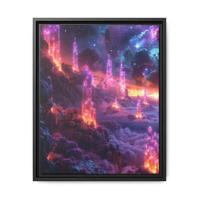 Enigmatic Neon Cosmos: Ethereal Space Nature - 4K Fine Art Print