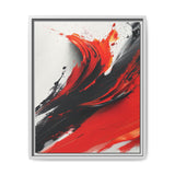 Chaotic Red and Black Abstract Energy - Fine Art Print 8K