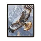 Majestic Sunset Eagle Flight - Premium Mountain Landscape Print