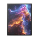 Galactic Eden - Neon Space Nature Fine Art Print, 4K