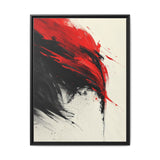 Chaotic Red & Black Abstract Energy - Fine Art Print, 8K Detail