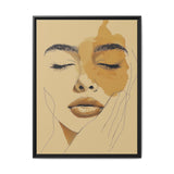 Japandi-Inspired Minimalist One-Line Art Portrait on Fine Art Paper
