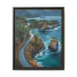 Coastal Elegance: Aerial BC Highway - Museum Grade Print