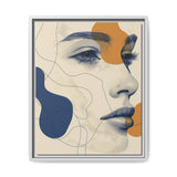 Japandi Minimalist One-Line Art Portrait - Monochrome Fine Print