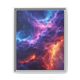 Galactic Dreamscape: Neon Nebula Fine Art Print