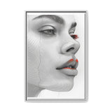 Japandi-Inspired Minimalist Ink Line Portrait - Fine Art Print