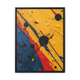Dynamic Abstract Expressionism Splatter Art Print - Pollock Inspired