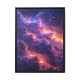 Spectral Odyssey: Neon Space Nature - Ultra HD Museum Grade Print