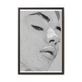 Japandi-Inspired Minimalist One-Line Art Portrait - Museum Grade Print