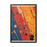 Vibrant Splatter: Pollock-Inspired Abstract Expressionist Print