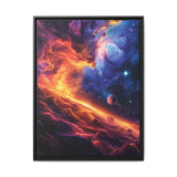 Trippy Neon Cosmic Landscape - Ultra HD Space Art Print