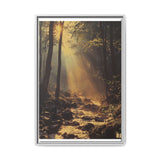 Enchanted Forest Golden Hour - Museum Grade Art Print