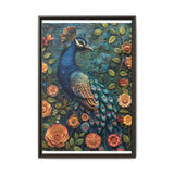 Iridescent Art Nouveau Peacock - Luxury Fine-Art Illustration