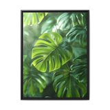 Monstera Dreams: Ethereal Leaves Art Print on Museum Grade Paper