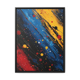 Vibrant Pollock-Inspired Abstract Chaos Art Print - Museum Grade
