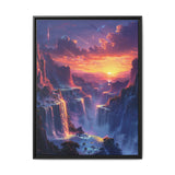 Trippy Neon Space Nature - High-Def Celestial Art Print