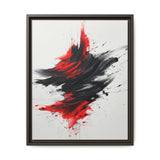 Abstract Red and Black Chaos - High-Detail Modern Art Print