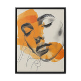 Japandi-Inspired Minimalist One-Line Art Portrait - Museum Quality Print