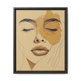 Japandi-Inspired Minimalist One-Line Art Portrait on Fine Art Paper