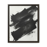 Abstract Monochrome Dynamics - Fine Art Canvas Print