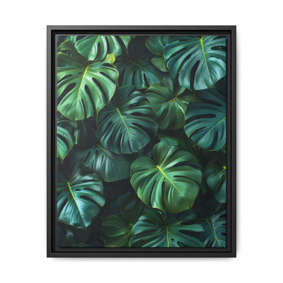 Serene Monstera Dreams - Overhead Leaf Art Print