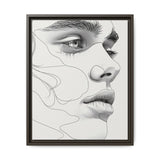 Japandi-Inspired Minimalist Line Art Portrait - Museum Grade Print