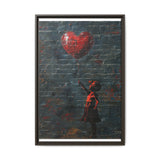 Heart Balloon Child - Banksy-Inspired Artistic Graffiti Print