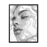 Japandi-Inspired Minimalist One-Line Art Portrait Print