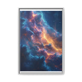 Stellar Garden: Neon Cosmos Nature Art Print - Museum Grade