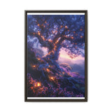Enchanted Forest Lanterns: Bioluminescent Flora Art Print