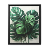 Monstera Dreams: Ethereal Floating Leaves Fine Art Print