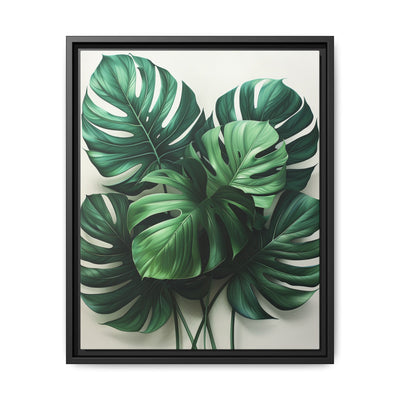 Monstera Dreams: Ethereal Floating Leaves Fine Art Print