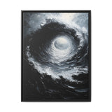 Yin Yang Harmony: High-Contrast Abstract Art Print